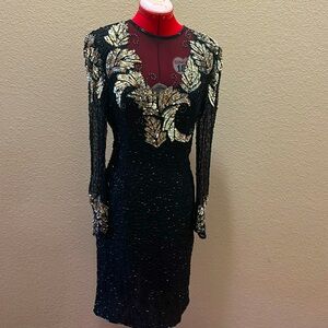 vintage Scala beaded dress
